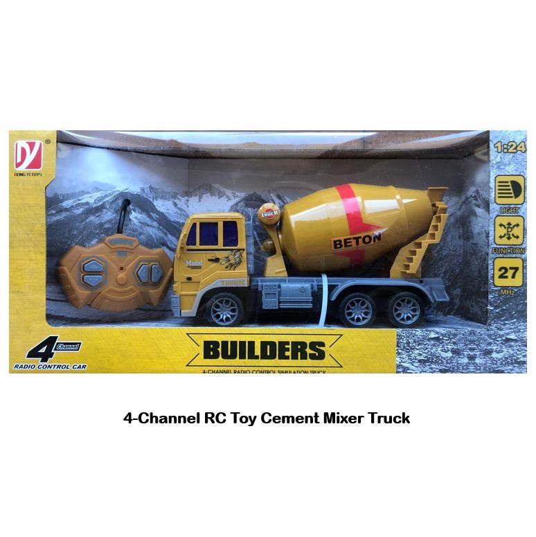 Remote Control Cement Mixer Toy Hobby Crazy