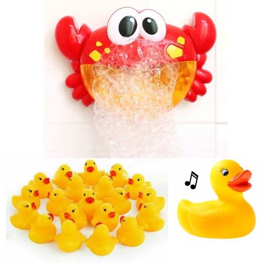 Baby Bath Duck & Fishing Game Combo